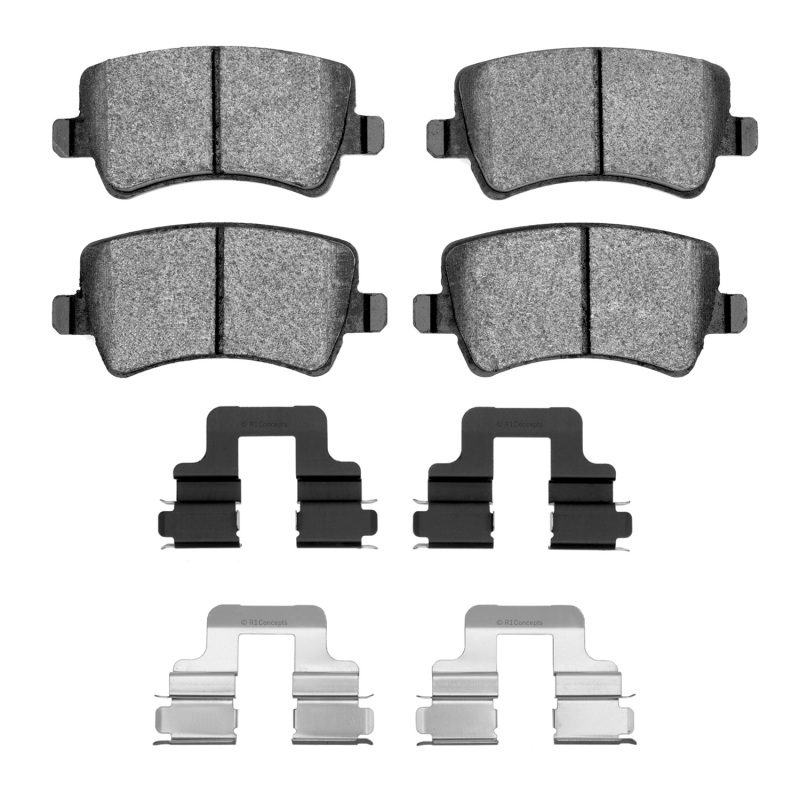 Land Rover Range Rover Evoque Brake Pads - Rear - R1 Concepts - Semi Met - `07-`18
